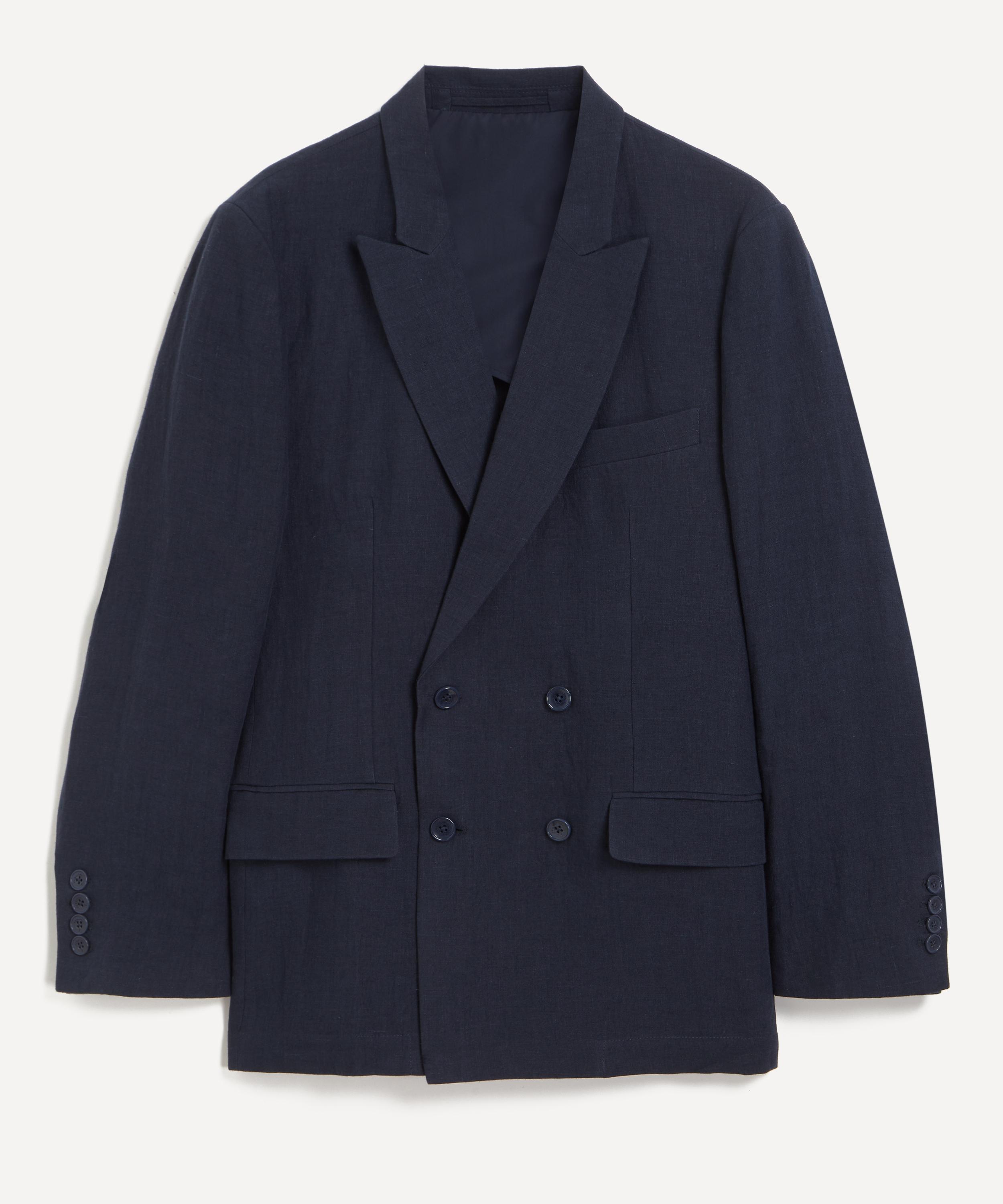 Percival - Tailored Double-Breasted Linen Blazer