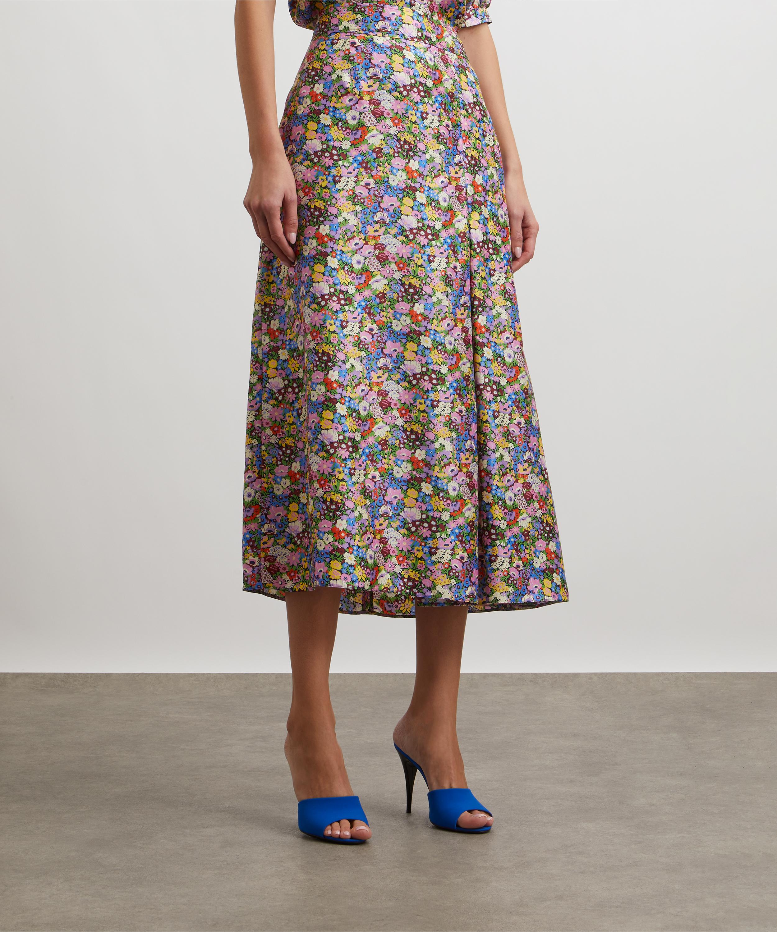 Liberty - Thorpeness Silk Soft Pleat Skirt image number 2