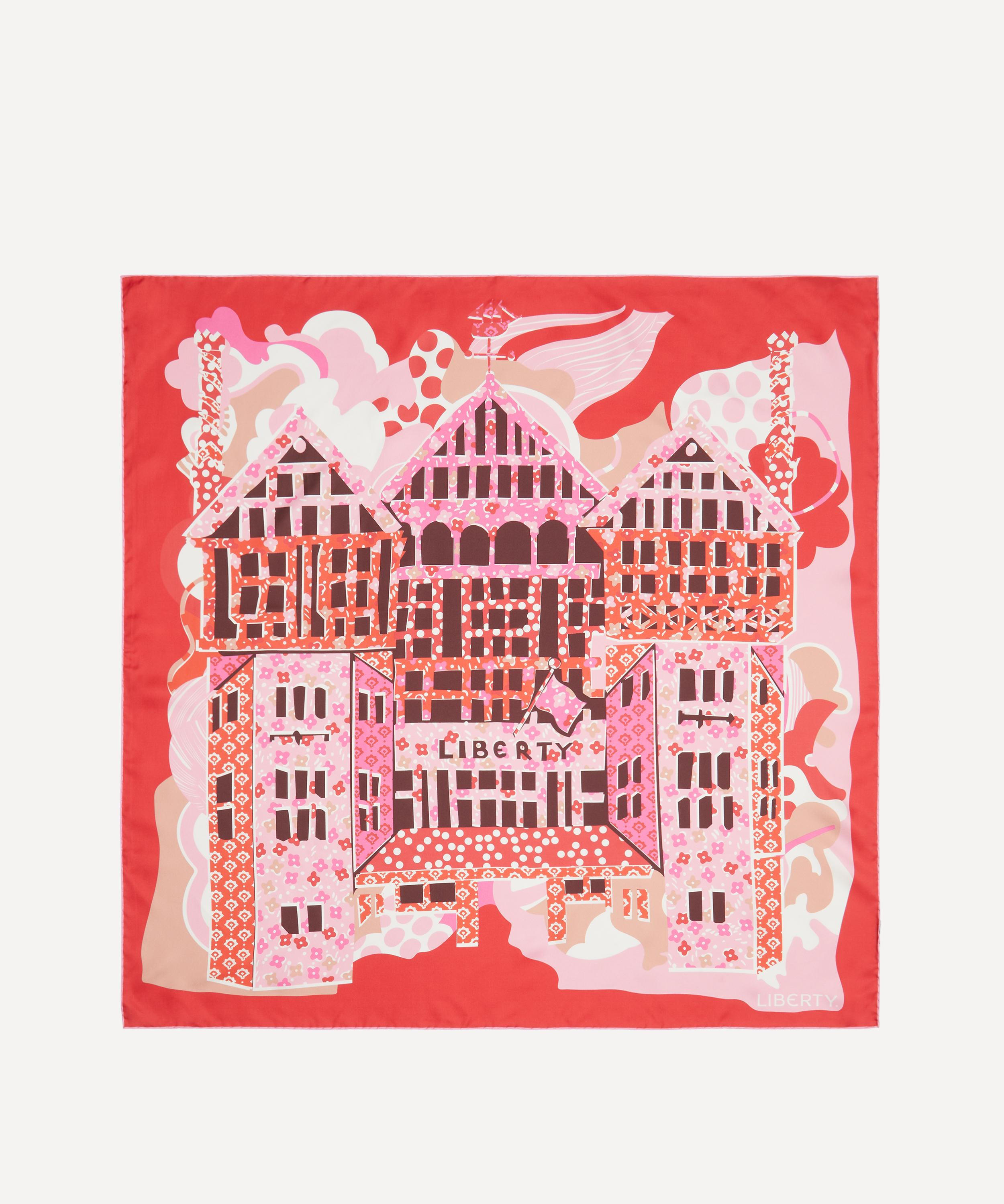 Liberty - Tudor Patchwork 90x90 Silk Scarf